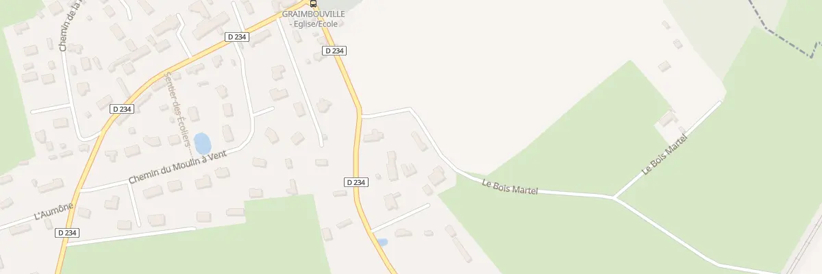 Plan du 2 Le Bois Martel à Graimbouville