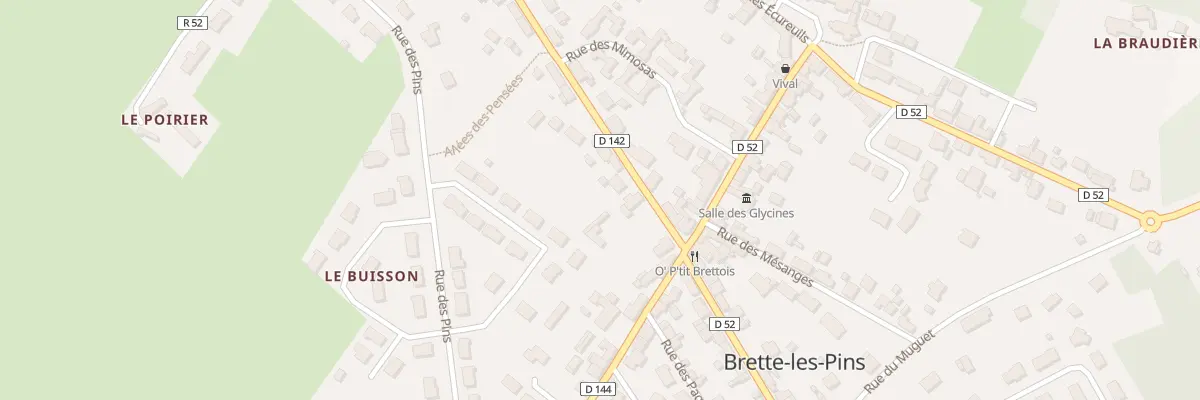 Plan du 10 Rue des Tulipes à Brette-les-Pins