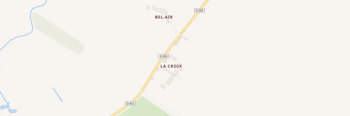 Plan du 25 La Croix à Barville