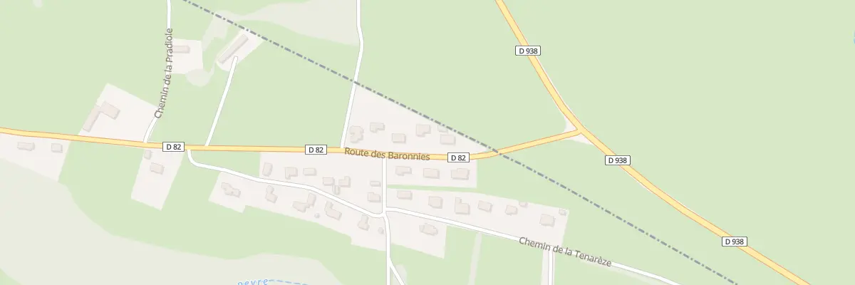 Plan du 179 Rte des Baronnies à Tilhouse
