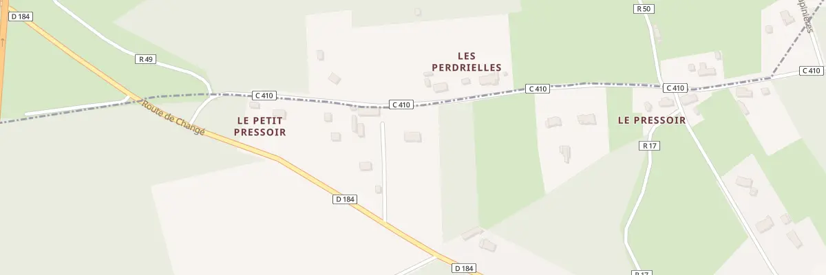 Plan du 276 Le Petit Pressoir à Parigné-l’Évêque
