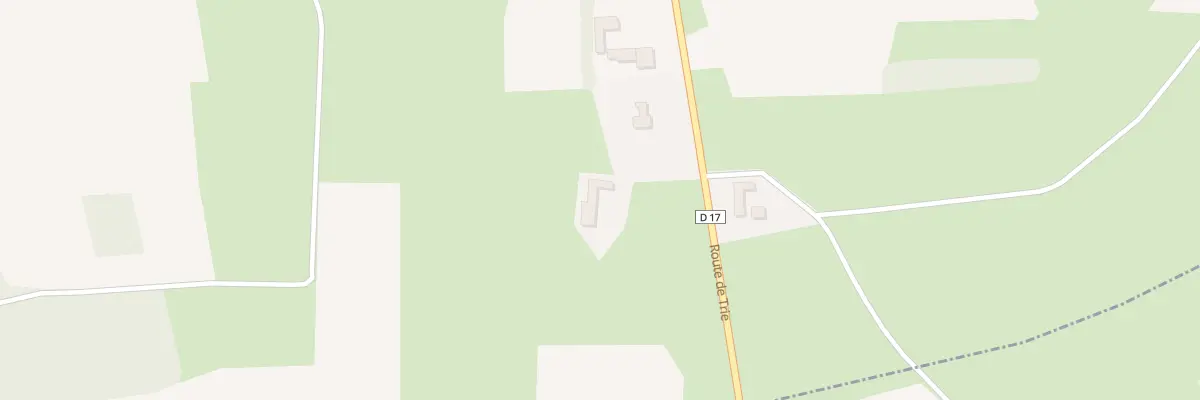 Plan du 3 Rte de Trie à Lustar