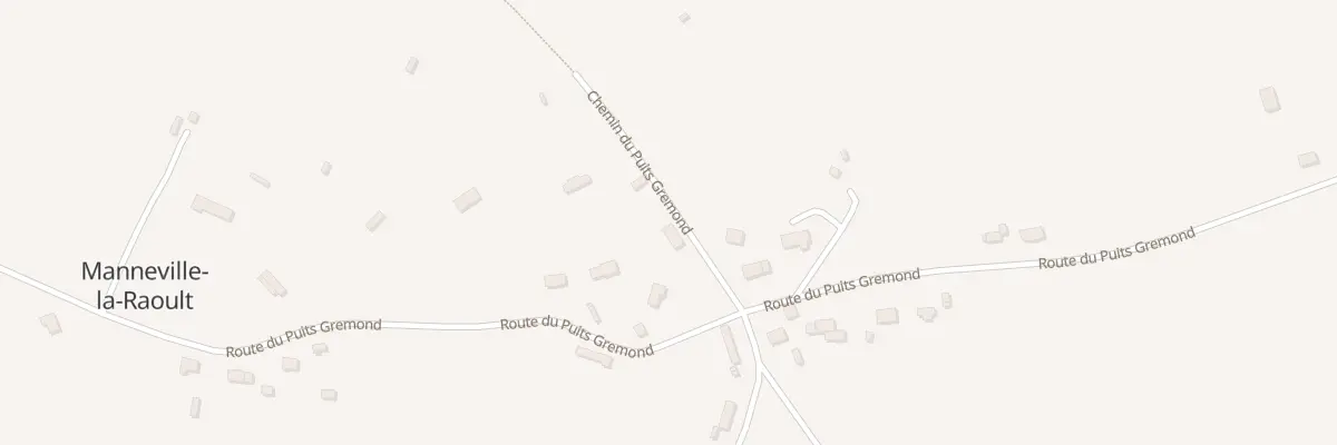 Plan du 81A Che du Puits Gremond à Manneville-la-Raoult