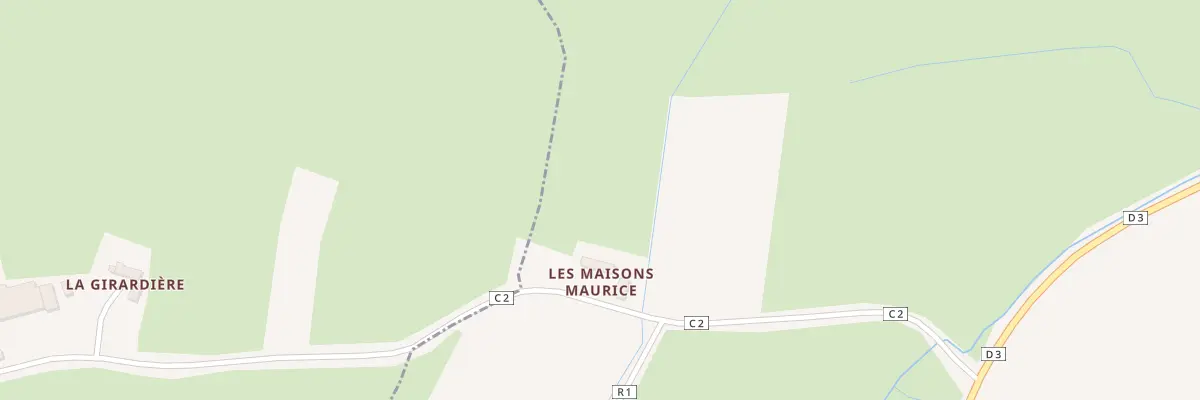 Plan du 5004 Les Maisons Mourices à Blèves