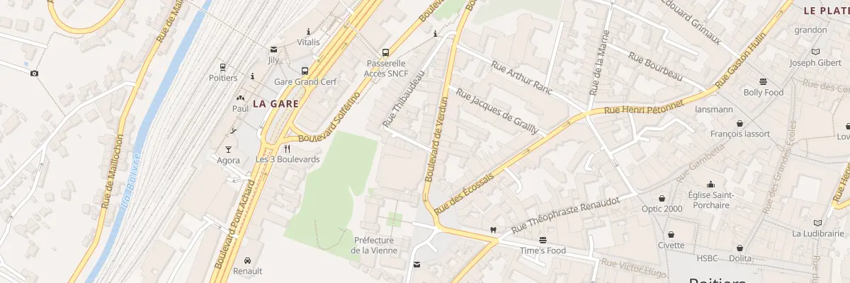 Plan du 24 Bd de Verdun à Poitiers