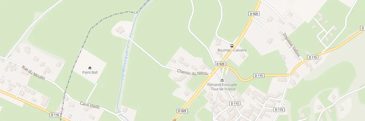 Plan du 5111 Prats Bous à Bourisp