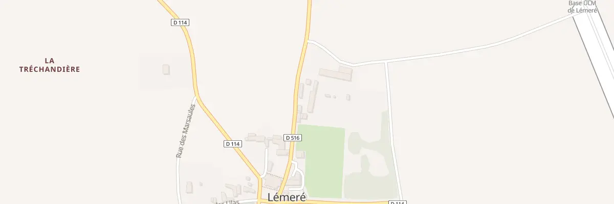 Plan du 3 Rte de Sazilly à Lémeré