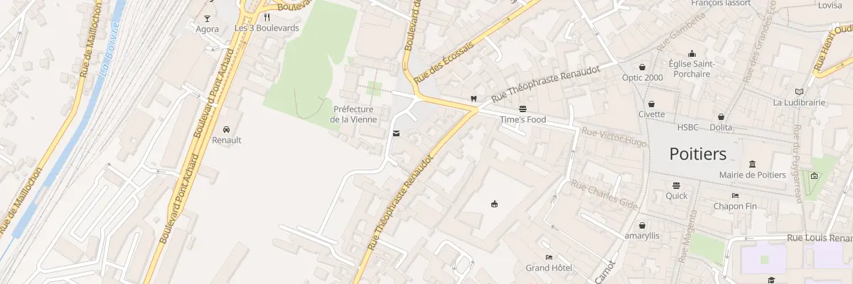 Plan du 26 Rue Théophraste Renaudot à Poitiers