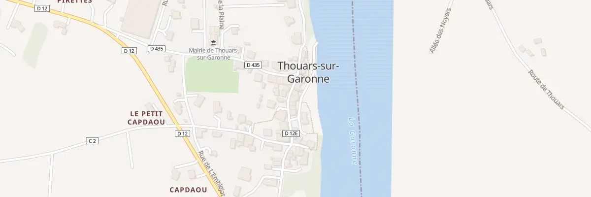 Plan du 6 Rue des Jardins d’En Face à Thouars-sur-Garonne