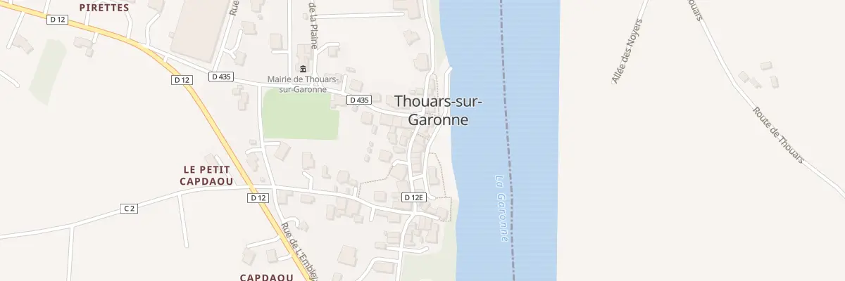 Plan du 4 Rue des Jardins d’En Face à Thouars-sur-Garonne