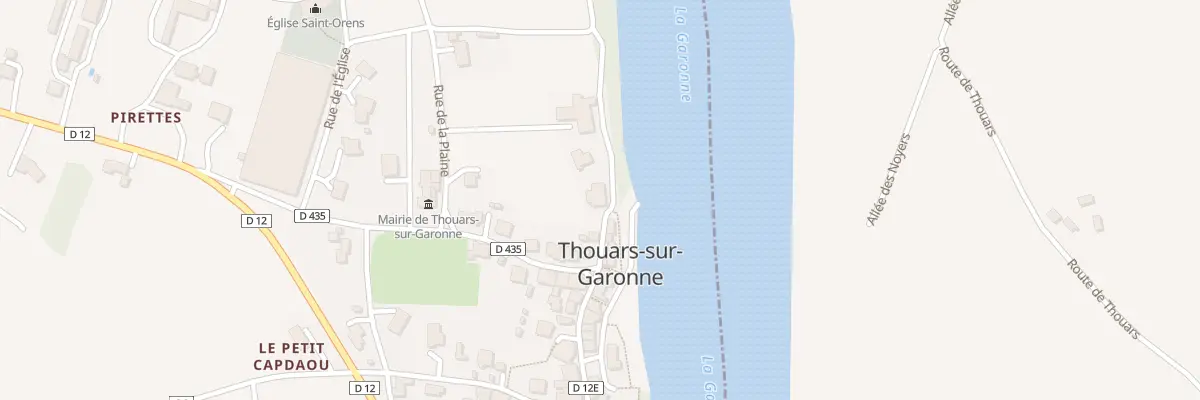 Plan du 2 Imp de la Pompe à Thouars-sur-Garonne