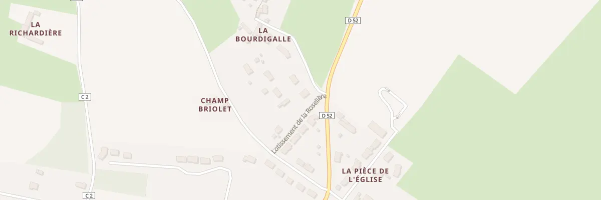 Plan du 1 Rue de la Bourdigalle à Saint-Mars-d’Outillé