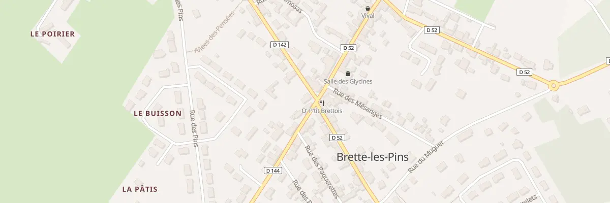 Plan du 2 Rue des Tulipes à Brette-les-Pins