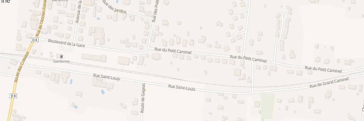 Plan du 6 Rue du Petit Caminel à Gardonne