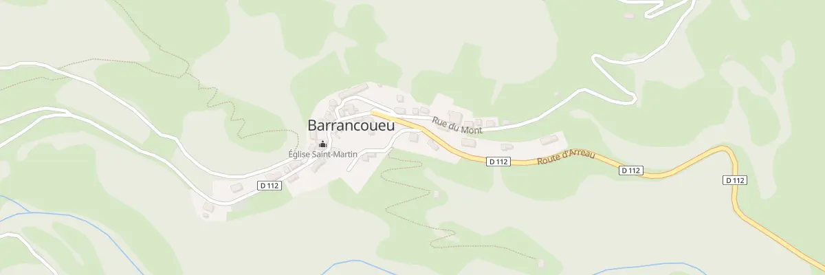 Plan du 5016 Las Bas à Barrancoueu