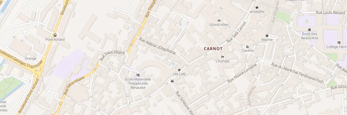 Plan du 24 Rue Alienor d’Aquitaine à Poitiers