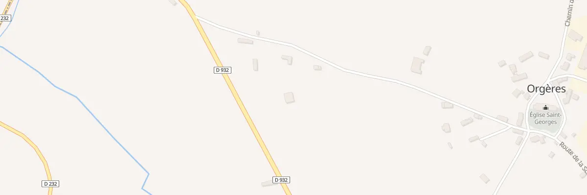 Plan du 49 Le Choisel à Orgères