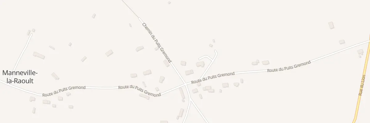 Plan du 30 Che du Puits Gremond à Manneville-la-Raoult