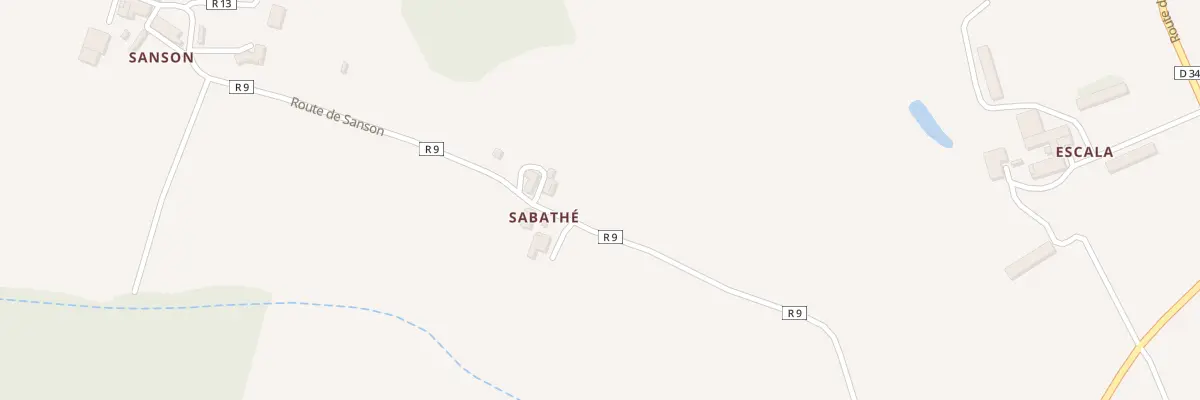 Plan du 5099 Sabathe à Saint-Arailles