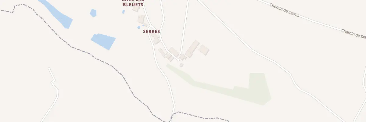 Plan de Serres à Soumensac