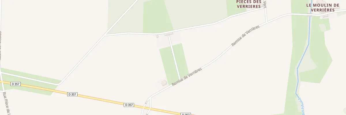 Plan du 2 Remises de Verrières à Chaveignes