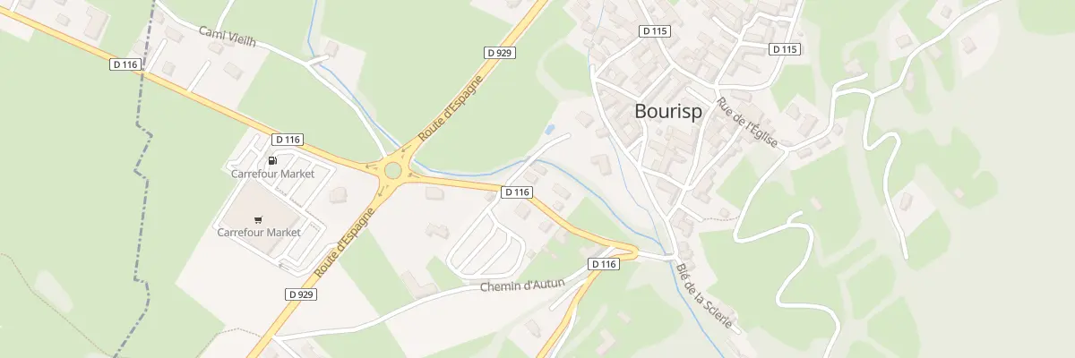 Plan du 5088 Autun Nougaro et Pouyestas à Bourisp