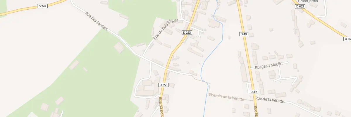 Plan du 41 Rue du Bois Benard à Sap-en-Auge