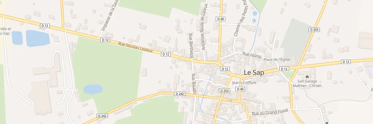 Plan du 11 Rue Nicolas Lesieur à Sap-en-Auge