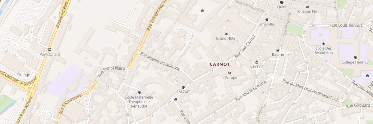 Plan du 15 Rue Alienor d’Aquitaine à Poitiers