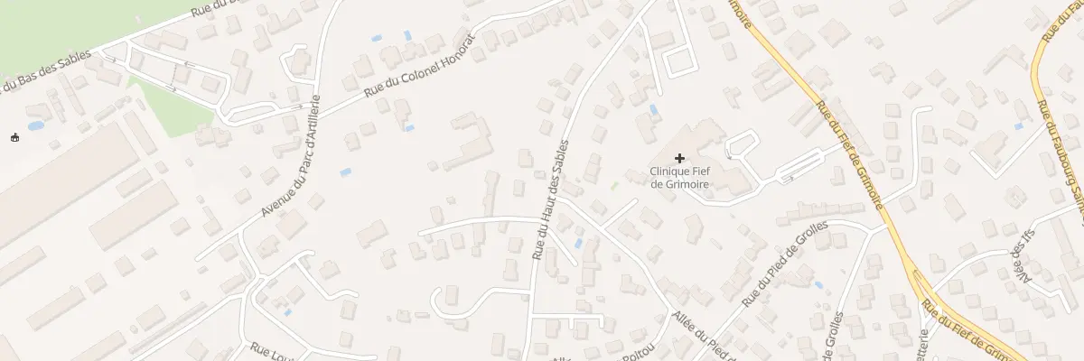 Plan du 98 Rue du Haut Des Sables à Poitiers