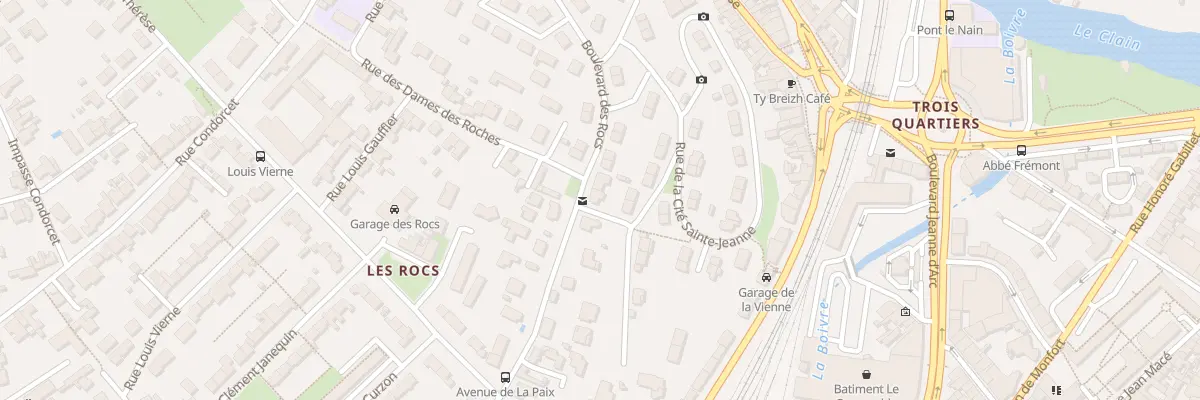 Plan du 124 Bd des Rocs à Poitiers