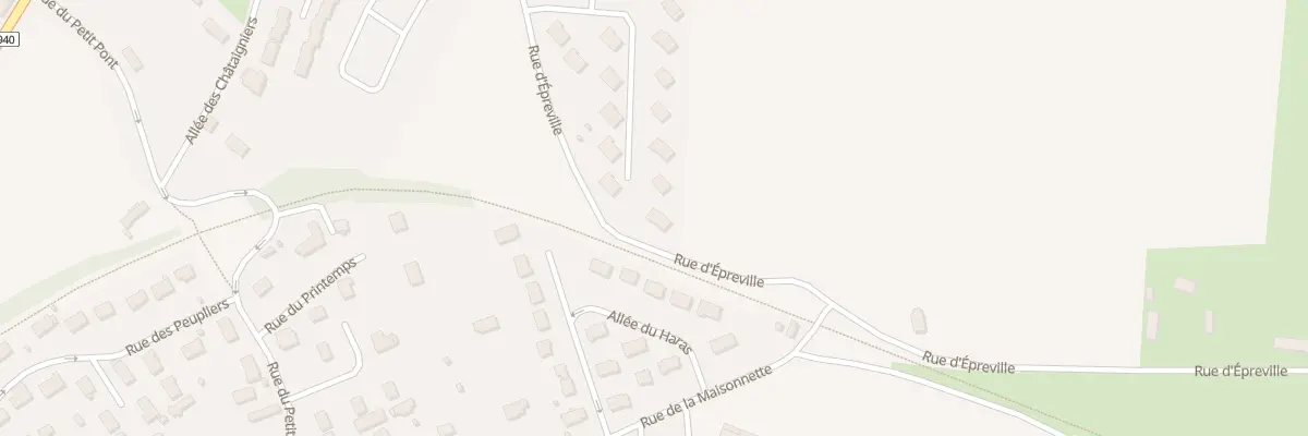 Plan du 11 All du Petit Clos à Froberville