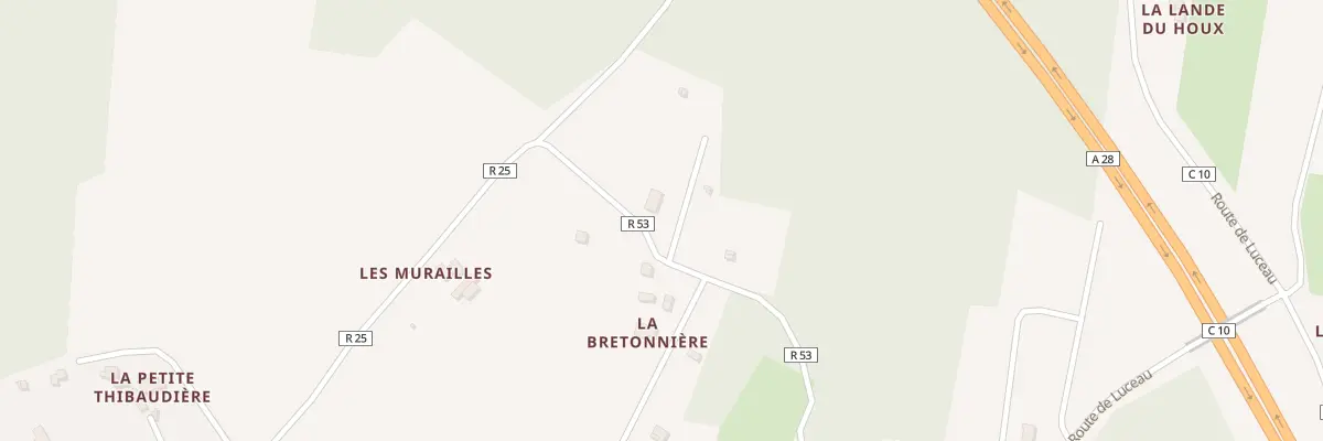 Plan du 8004 Le Champ de la Bretonniere à Lavernat