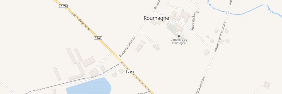 Plan du 90 Rte du Château à Roumagne
