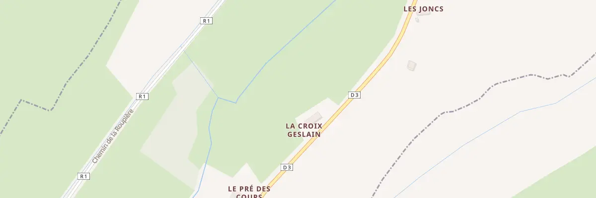 Plan du 5062 La Croix Geslain à Blèves
