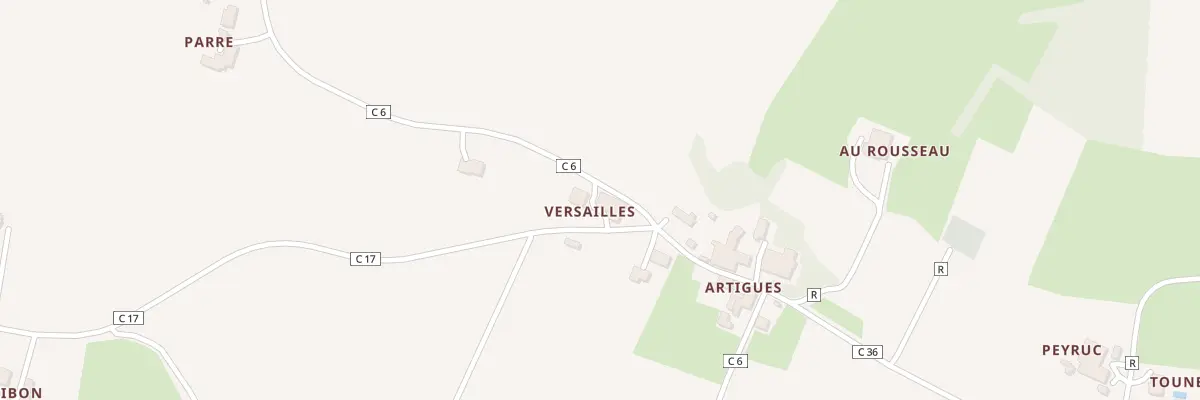 Plan du 42 Che de Bruthon à Moncrabeau
