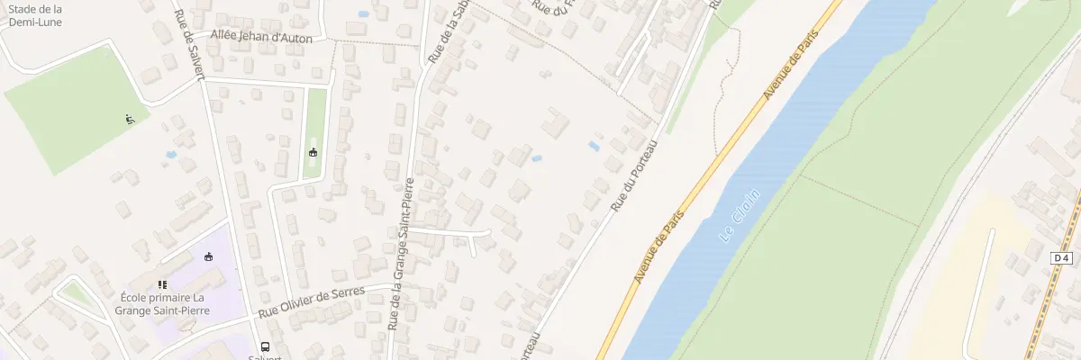 Plan du 53 Rue du Porteau à Poitiers