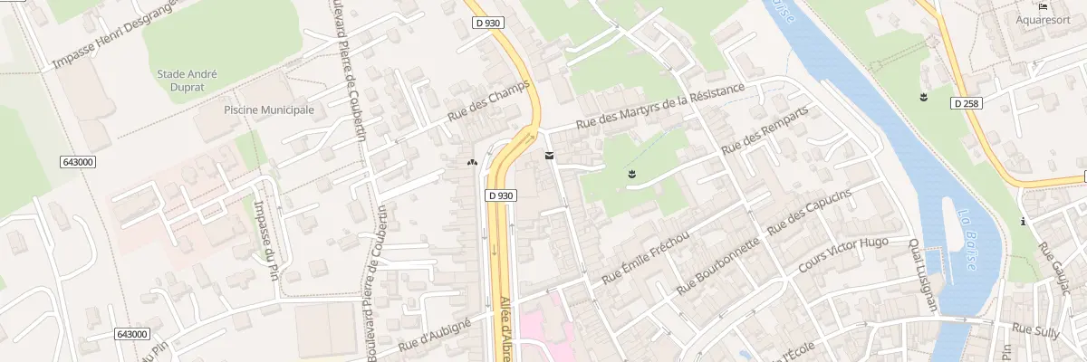 Plan du 69 Rue Fontindelle à Nérac