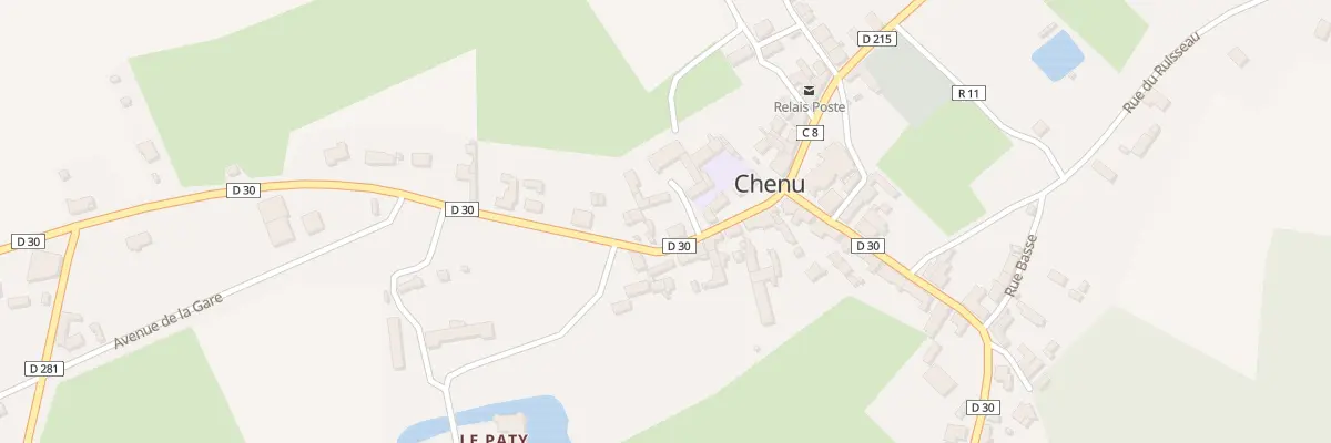 Plan du 4 Rue Principale à Chenu
