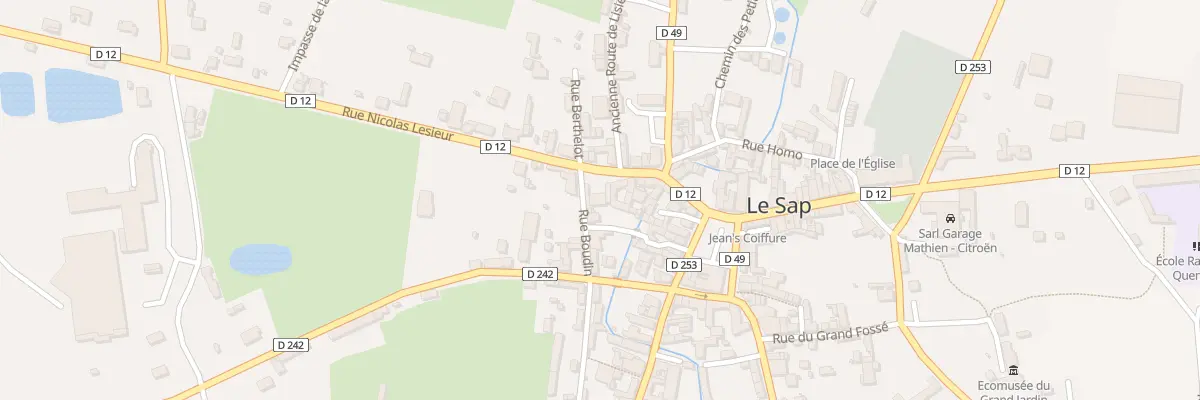 Plan du 389 Rue Nicolas Lesieur à Sap-en-Auge