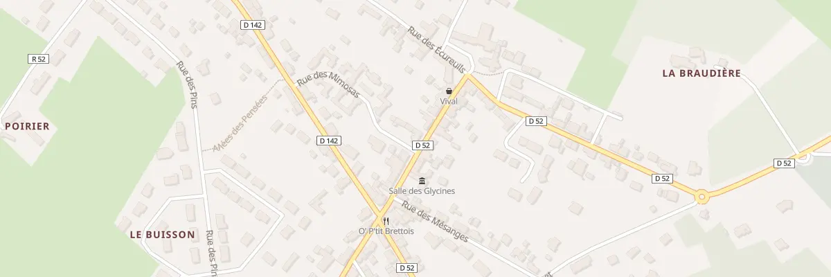 Plan du 13 Rue des Glycines à Brette-les-Pins