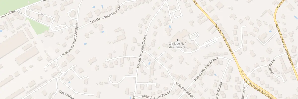 Plan du 111 Rue du Haut Des Sables à Poitiers