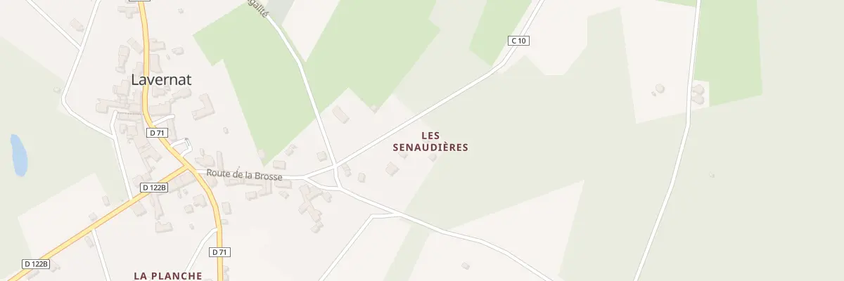 Plan du 5303 Les Senaudieres à Lavernat