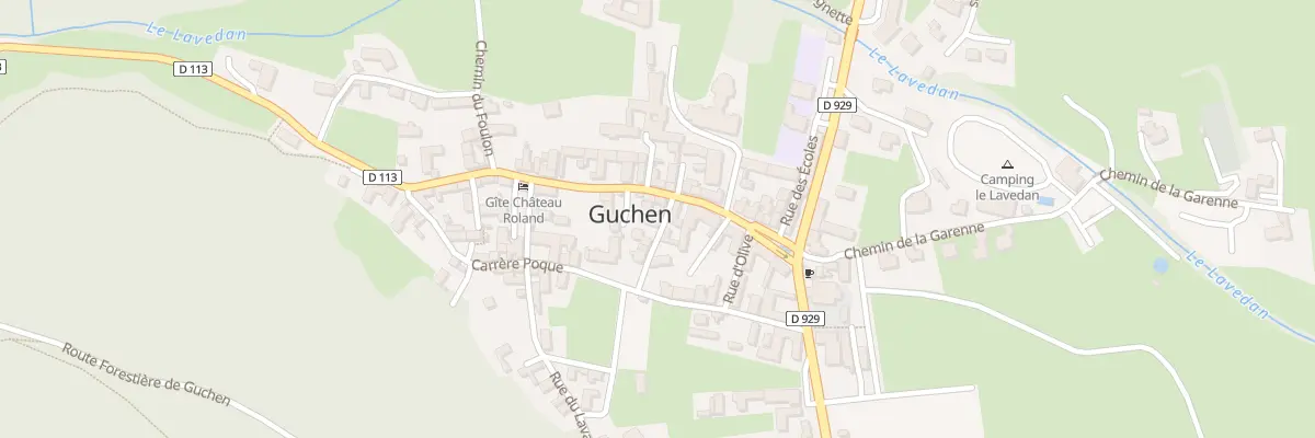 Plan du 4 Imp Bie d’Era Loubatere à Guchen