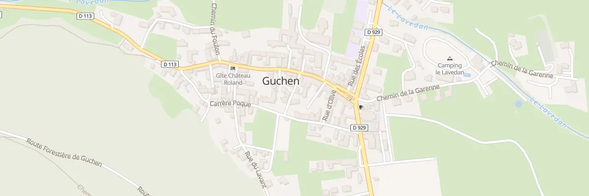 Plan du 3 Imp Bie d’Era Loubatere à Guchen