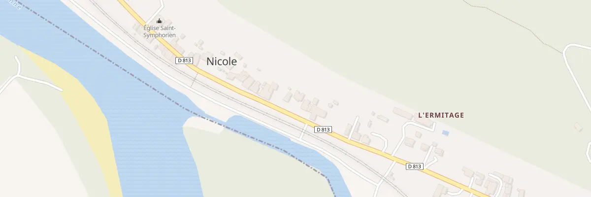 Plan du 34 Rte Nationale 113 à Nicole