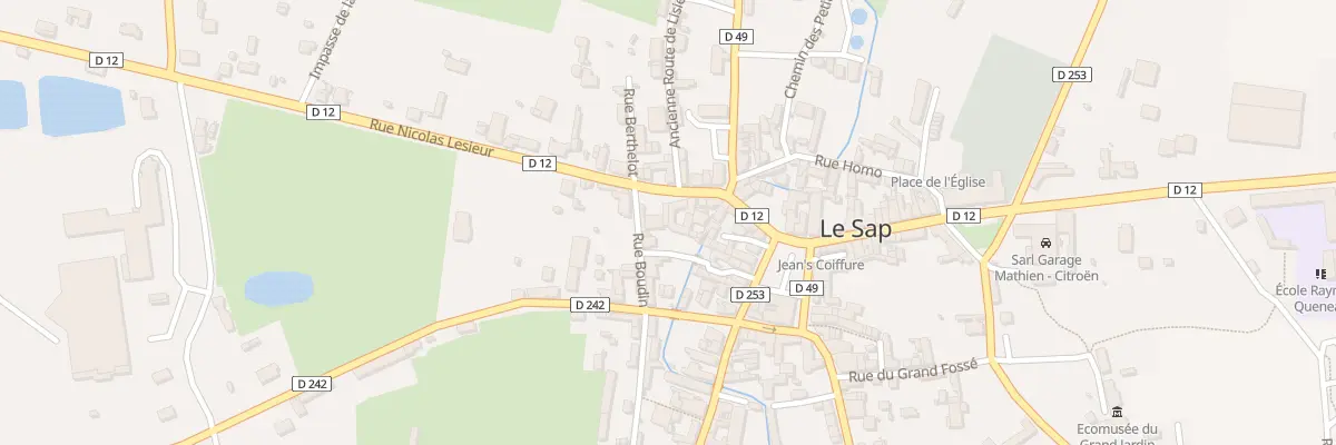 Plan du 9 Rue Nicolas Lesieur à Sap-en-Auge