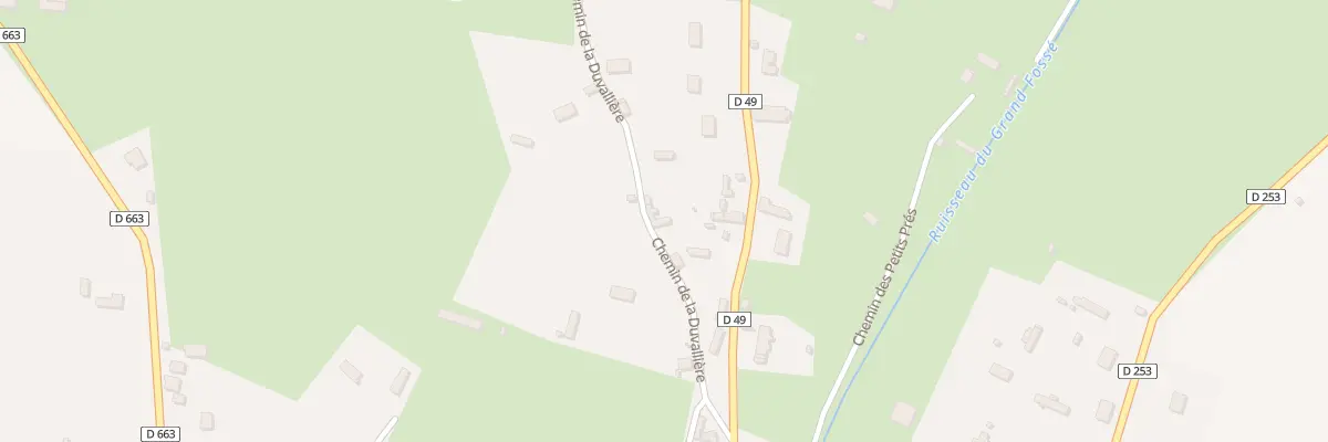 Plan du 2 Che de la Duvallière à Sap-en-Auge