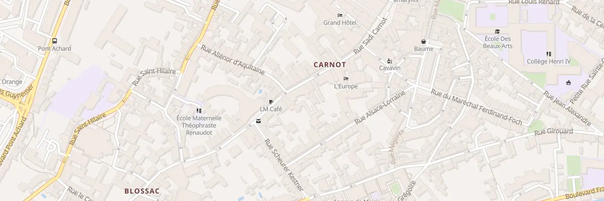 Plan du 61 Rue Carnot à Poitiers