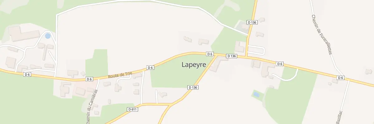 Plan du 11 Rte de Trie à Lapeyre